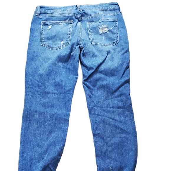 Just Black Ankle Jeans with Destruction - Picture 2 of 6